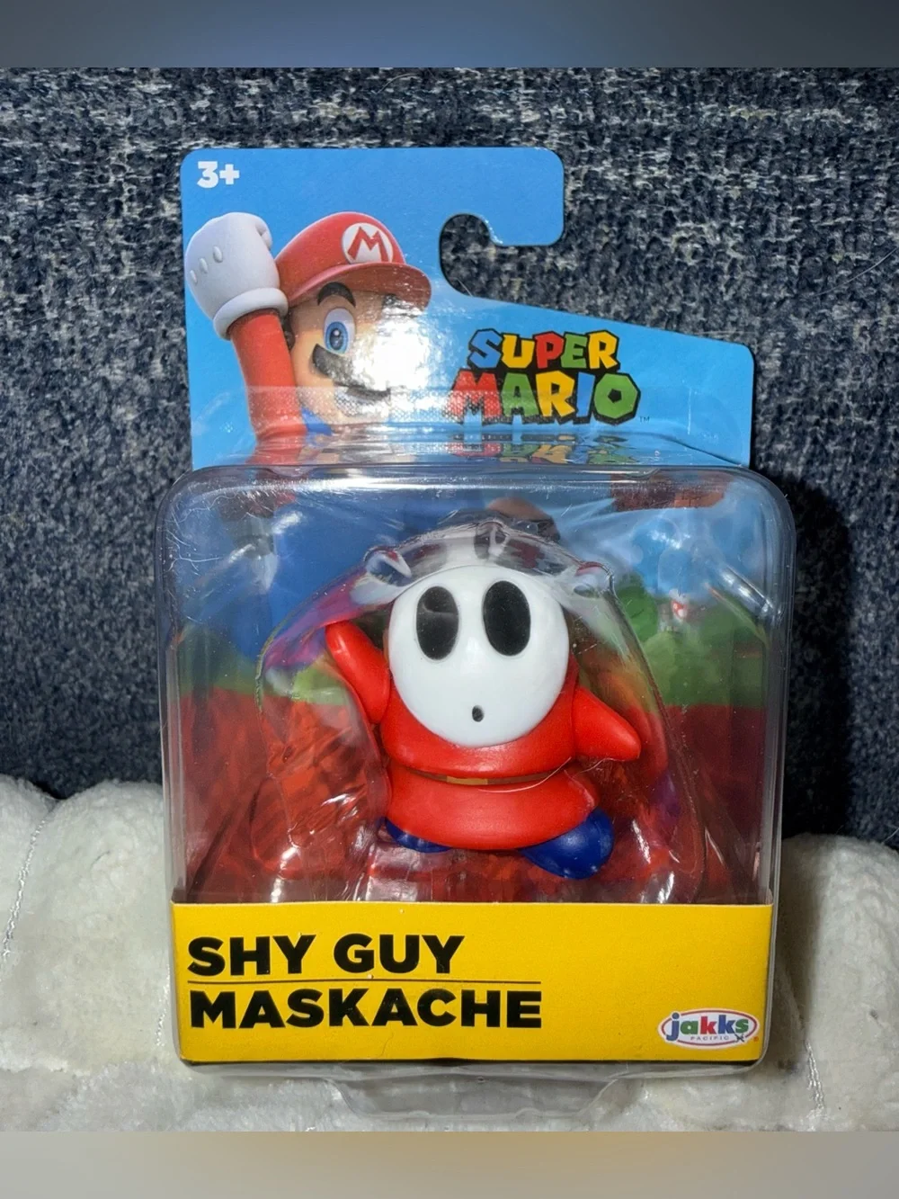 Super Mario JAKKS Pacific Peach & Shy Guy 4” Figures 2023 NEW Sealed Lot of 2
